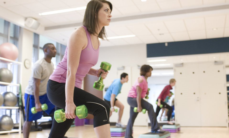 women in gym